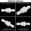 Unique Bargains Plastic Ozone Resistance Durable Non-Return Check Valve - 2 of 4