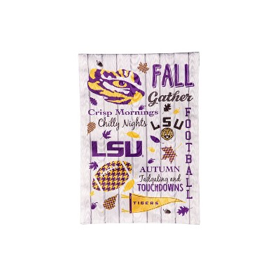 Evergreen Louisiana State University Garden Flag 12 x 18 Inches Indoor Outdoor Decor