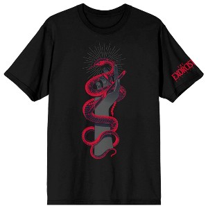 The Exorcist Snake & Hand Crew Neck Short Sleeve Women's Black T-shirt - 1 of 4