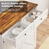 Double Tilt Out Trash Can Cabinet, Hidden Deodorizing Trash Can Cabinet - 3 of 4