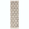 Unique Loom    Hygge Shag Trellis Area Rug - 2 of 4