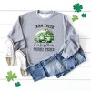 Simply Sage Market Women's Graphic Sweatshirt Farm Fresh Green Truck - image 3 of 3