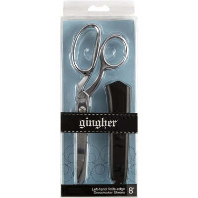 Scissors, 8″ Knife Edge Serrated Dressmaker Shears By Gingher – Millard  Sewing Center