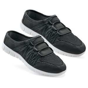 Collections Etc Slip-On Comfort Sneakers with Flexible Skid-Resistant Soles - 1 of 4