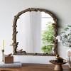 GlasFlength Decorative Wall Mirrors Classic Mirror Wall Mirror Decorative Arched Mirror Vanity Mirror for Living Room, Gold, 24"*1.5"*34" - 2 of 4