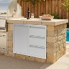 AMERLIFE Outdoor Kitchen Drawers Stainless Steel Drawers for Outdoor Kitchens, Multi-Storage Cabinet, Built-in BBQ Island Storage - 3 of 4