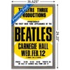 Trends International The Beatles - Carnegie Hall Framed Wall Poster Prints Barnwood Framed Version 14.725" x 22.375" - 3 of 4