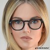 grinderPUNCH Classic Reading Glasses for Women and Men Stylish Lightweight Readers Round Readers for Women and Men (Black, 1, x) - 4 of 4