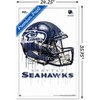 Trends International NFL Seattle Seahawks - Drip Helmet 20 Framed Wall Poster Prints - 3 of 4