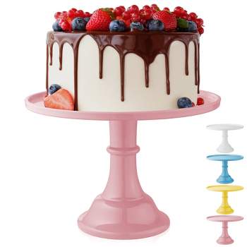 Last Confection Round Cake Stands - 11" Melamine Dessert Display Holders