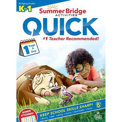 Summer Bridge Activities(r) Quick, Grades K - 1 - (Paperback)