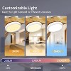 Wanze of Ocean 42 in. 3-Blade Indoor Flush Mount Ceiling Fan with APP Remote Control and Light, 3-Color Dimmable, Quiet DC Motor, 6 Speeds - 4 of 4