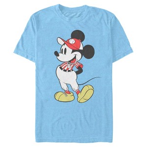 Mens Mickey & Friends Baseball Season T Shirt - 1 of 3