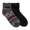 MUK LUKS Men's 2 Pair Pack Short Heat Retainer Socks - 2 of 3