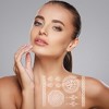 Unique Bargains Luminous Fake Tattoos Fluorescent Blue 3 Pcs - 2 of 4