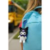 Sanrio Kuromi Full Body Plush Dangle Keychain - White - 4 of 4