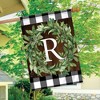 Wreath Monogram R Double-Sided House Flag Everyday 28" x 40" Briarwood Lane - 4 of 4
