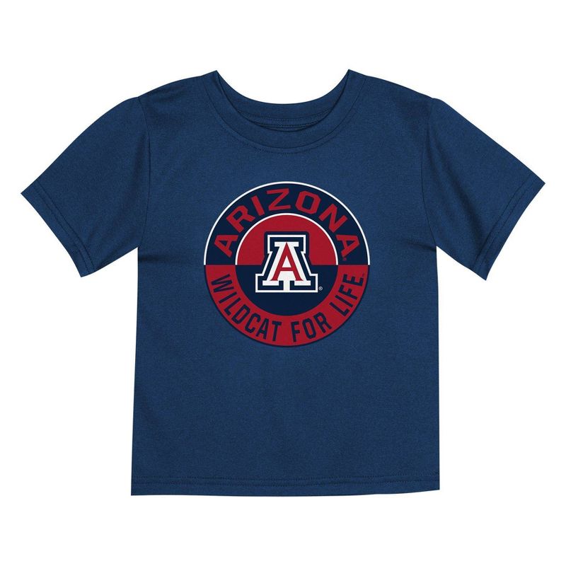 NCAA Arizona Wildcats Toddler Boys&#39; 2pk T-Shirt, 3 of 4