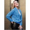 Anna-Kaci Sparkly Sequin Jacket Glitter Long Sleeves Zip Up Bomber Velvet Jacket - 2 of 4