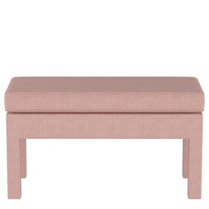 Upholstered Bench in Zuma Rosequartz Pink - Threshold