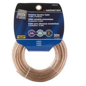 Monster 140283-00 Economy Grade Speaker Wire, 50' - 1 of 1