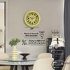 Clockswise 12" Round Decorative Singing Bird Wall Clock Battery-Operated with Wild Nature Sounds Hourly Chime - 3 of 4