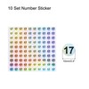 Unique Bargains Office Home Warehouse Self-Adhesive Reflective Sticker 10 Sheets - 2 of 4