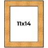 PosterPalooza | Photo Size Embellished Gold Picture Frame - UV Acrylic, Foam Board Backing, Hanging Hardware - 2 of 4