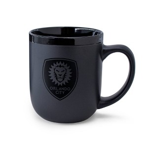 MLS Orlando City SC Black Coffee Mug - 16oz: Ceramic Drinkware, 5.5" Height, Single Piece - 1 of 3