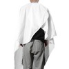 Unique Bargains Thickening Solid Color Hair Cut Barber Cape White 1 Pc - 2 of 4
