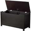 Wooden Toy Storage Chest with Safety Hinge, Kids' Storage Bench for Bedroom, Playroom, Living Room, Toddlers' Toy Organizer Box, 31.5"x13"x16.7" - 4 of 4