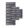 Kumasinova Tufted Pearl Channel Bathroom Rugs, Washable Rug, High-Low Stripe Bath Rug, Non-Skid Door Mat, Area Rug, Oeko-Tex Certified - 2 of 4