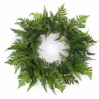 Melrose Mixed Fern Grapevine Wreath 24"D