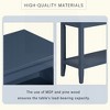 KIGFTSOD Contemporary 3-Drawer Console Table with 1 Shelf, Entrance Table for Entryway, Hallway, Living Room, Foyer, Corridor - 4 of 4