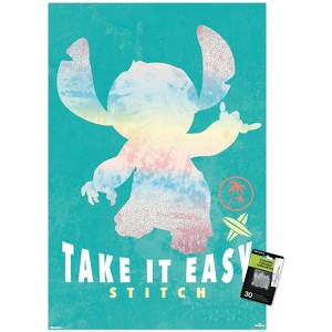 Trends International Disney Lilo and Stitch: Beach Vibes - Take It Easy Unframed Wall Poster Prints - 1 of 4