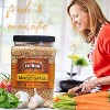 Gourmet Toasted Dried Minced Garlic by Its Delish, 2.1 LBS (34 Oz) Jumbo Container Jar – Dry Roasted Garlic Flakes - 3 of 4