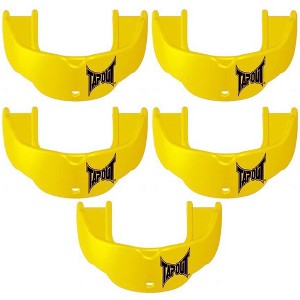 Tapout Youth Protective Sports Mouthguard with Strap 5-Pack - Yellow - 1 of 1