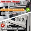 (5 + 1 Pack) Oven Door Lock Child Safety, Gas Stove Knob Locks, Child Proof Oven Knob Locks - 3 of 4