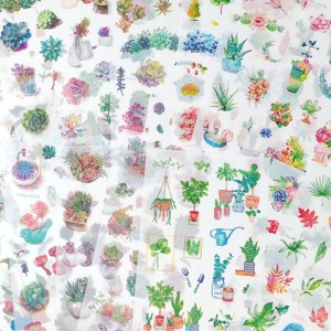 Wrapables Washi Stickers Sets for Scrapbooking, DIY Crafts for Stationery, Diary, Card Making - 1 of 4