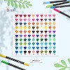 Ohuhu Markers for Adult Coloring Books: 100 Colors Brush Pens Dual Brush Fine Tip Drawing Pens Water-Based Markers with Carrying Case - Maui - Black - 3 of 4