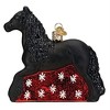 Old World Christmas Blown Glass Ornament for Christmas Tree, Friesian Horse - 3 of 4