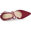 Allegra K Women's Pointed Toe Buckle Cross Strap Chunky Heels Pumps - 4 of 4