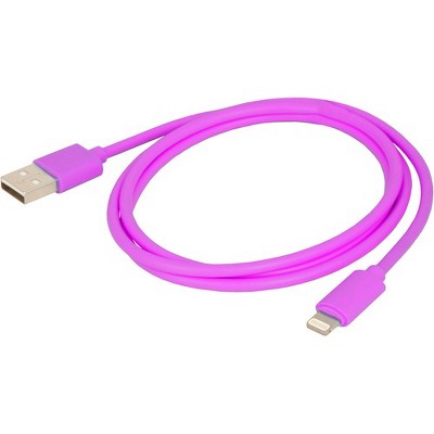 Urban Factory Lightning Cable - 3.28 ft Lightning/USB Data Transfer Cable for iPhone, iPod, iPad - First End: 1 x Type A Male USB