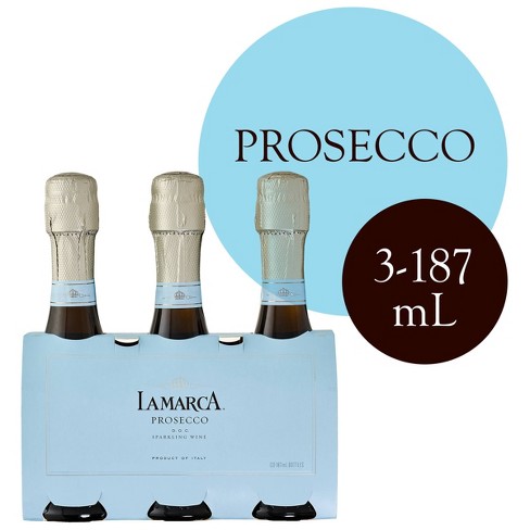 La Marca Doc Prosecco Wine - 3pk/187ml Bottles : Target