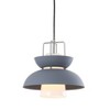 11" Metal Paul Farmhouse Pendant: Industrial Ceiling Light, UL Listed - JONATHAN Y - 2 of 4