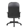 High Back Leather Plus Chair Black - Boss Office Products: Ergonomic, Swivel, Lumbar Support, Pneumatic Adjustment - 4 of 4