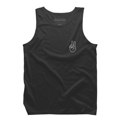 Men's Design By Humans peace By desiredesign Tank Top