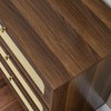 Vynxaria Antique Wooden Six-Drawer Dresser - Versatile Storage Cabinet for Bedroom, Living Room & Corridor, Ideal for TV & Organizing Essentials. - 3 of 4