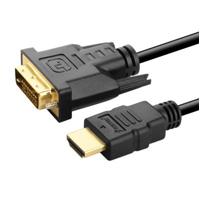 Insten HDMI to DVI Cable, HDMI to DVI Adapter Cable (Length selection: 6' / 10' / 15' )