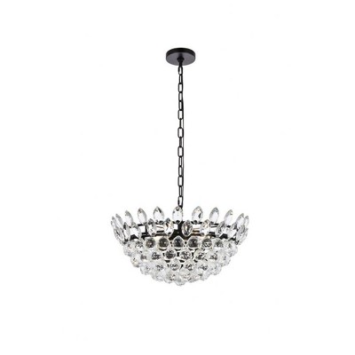 Elegant Lighting Emilia 5 - Light Pendant in  Black